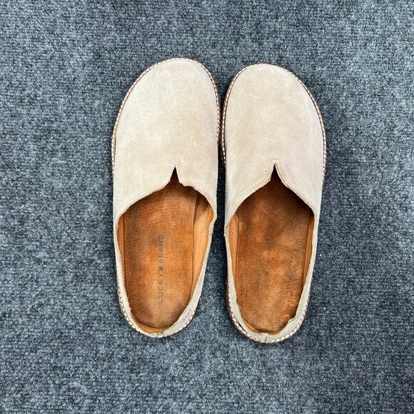 Lucky Brand Tamala Clogs Women's Size 10 Tan Suded Slip On Comfort Shoes Sneaker - Picture 8 of 11